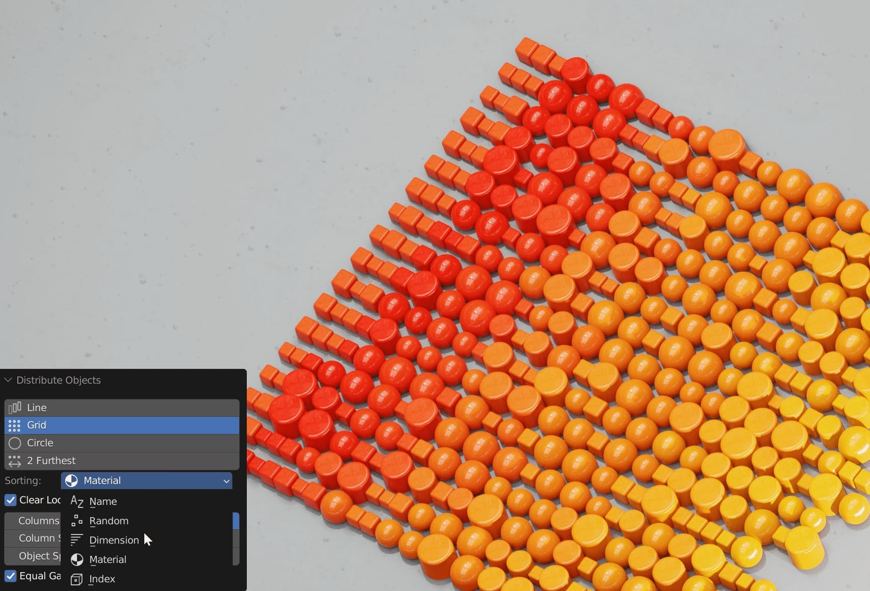 Distribute & Sort Tool v1.0.7 – Blender Download | Madbax